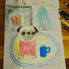 Книга «Карл Мопс» - Дети рисуют Карла: Александра Никитина, 10 лет