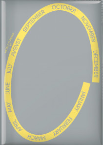 Планер для тех, кто любит то, что делает. Обложка с желтым овалом. AVGVST